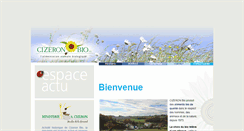 Desktop Screenshot of cizeron-bio.fr